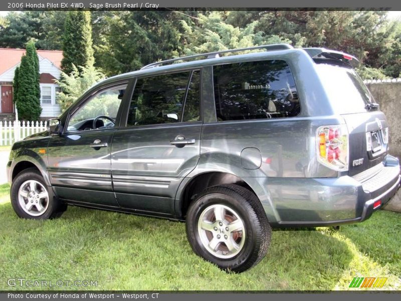 Sage Brush Pearl / Gray 2006 Honda Pilot EX 4WD