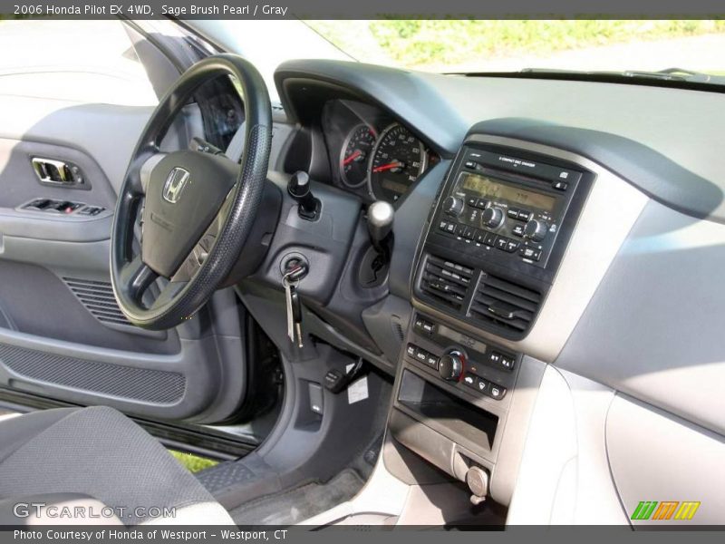 Sage Brush Pearl / Gray 2006 Honda Pilot EX 4WD