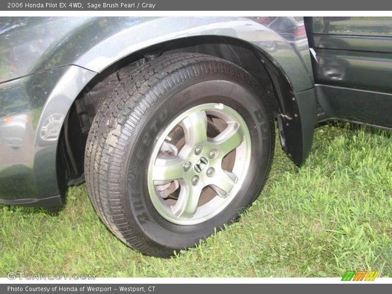 Sage Brush Pearl / Gray 2006 Honda Pilot EX 4WD