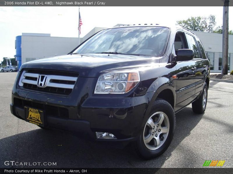 Nighthawk Black Pearl / Gray 2006 Honda Pilot EX-L 4WD