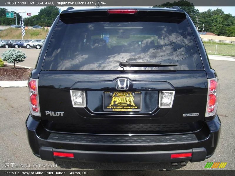 Nighthawk Black Pearl / Gray 2006 Honda Pilot EX-L 4WD