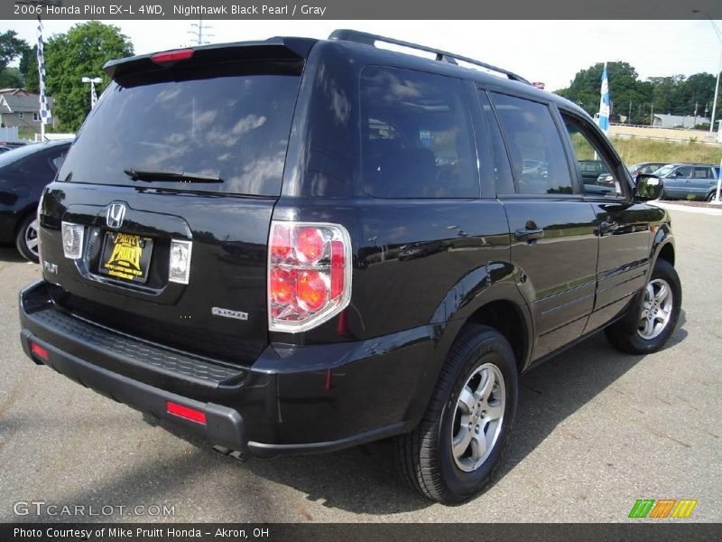Nighthawk Black Pearl / Gray 2006 Honda Pilot EX-L 4WD