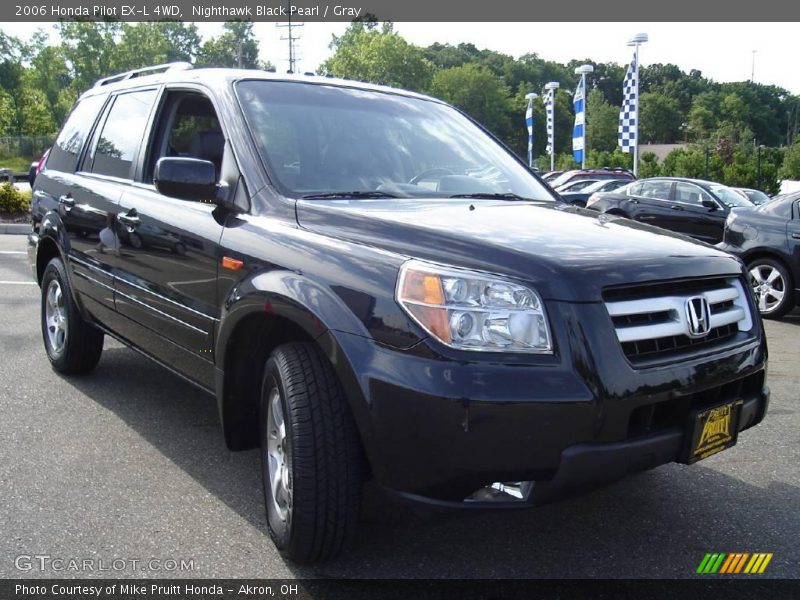 Nighthawk Black Pearl / Gray 2006 Honda Pilot EX-L 4WD