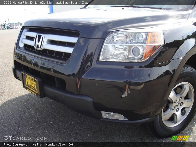 Nighthawk Black Pearl / Gray 2006 Honda Pilot EX-L 4WD