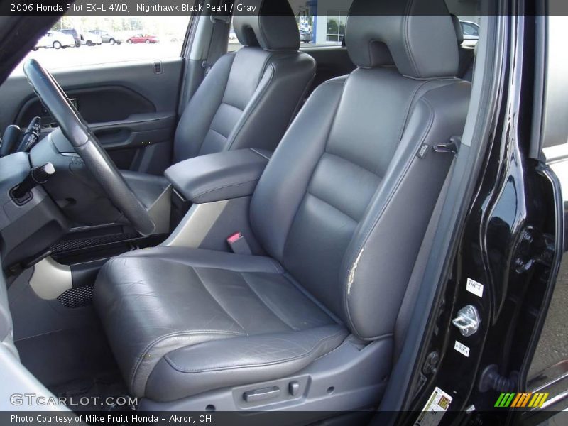 Nighthawk Black Pearl / Gray 2006 Honda Pilot EX-L 4WD