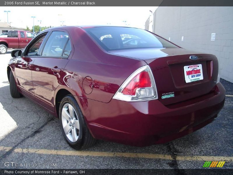 Merlot Metallic / Charcoal Black 2006 Ford Fusion SE