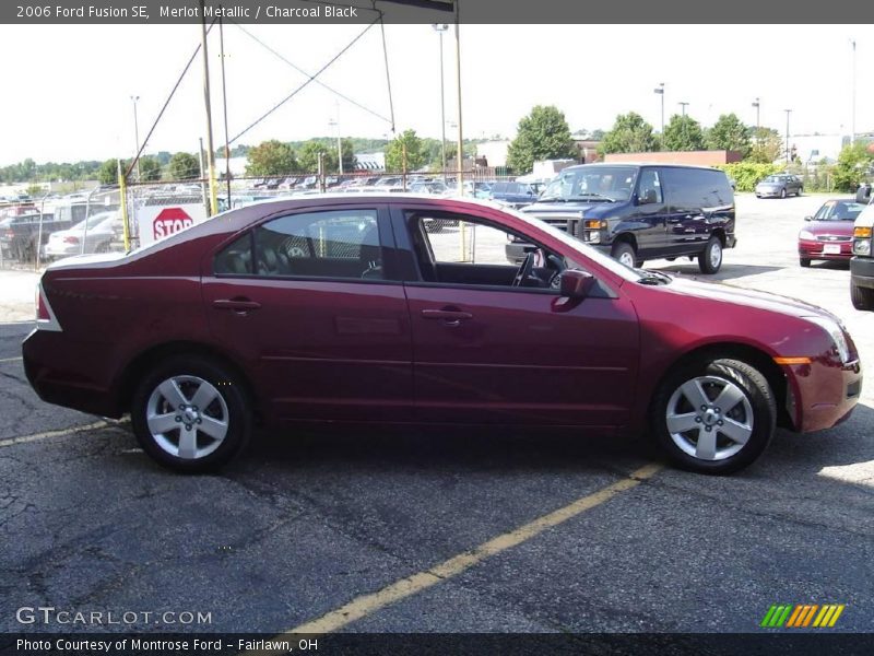 Merlot Metallic / Charcoal Black 2006 Ford Fusion SE