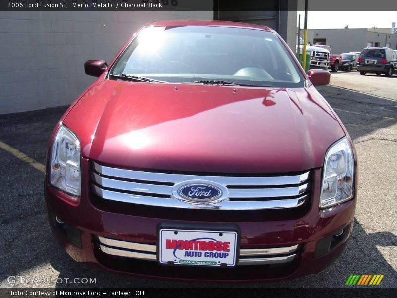 Merlot Metallic / Charcoal Black 2006 Ford Fusion SE