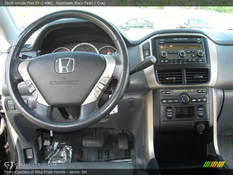 Nighthawk Black Pearl / Gray 2006 Honda Pilot EX-L 4WD