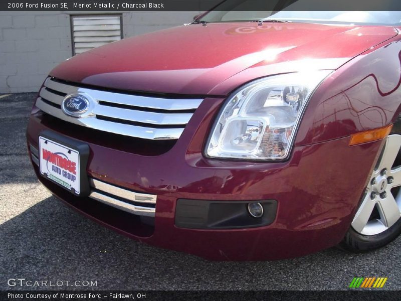 Merlot Metallic / Charcoal Black 2006 Ford Fusion SE