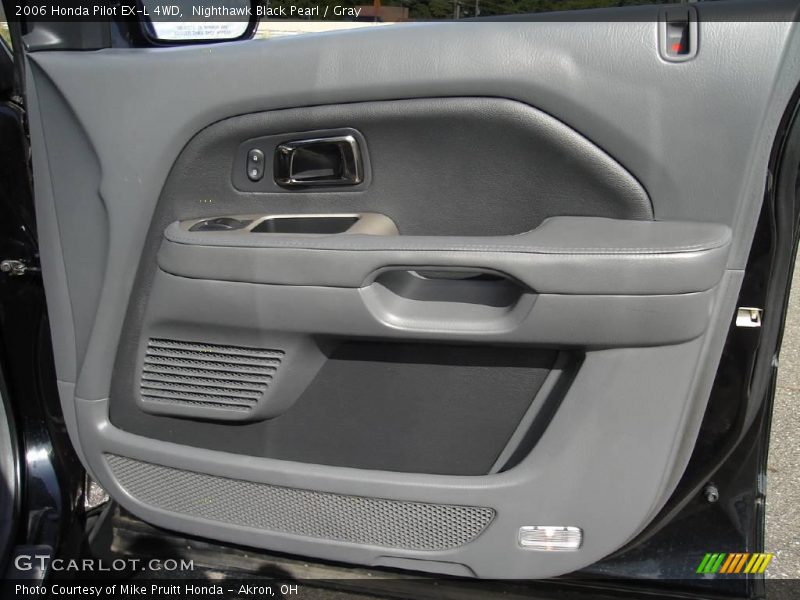 Nighthawk Black Pearl / Gray 2006 Honda Pilot EX-L 4WD