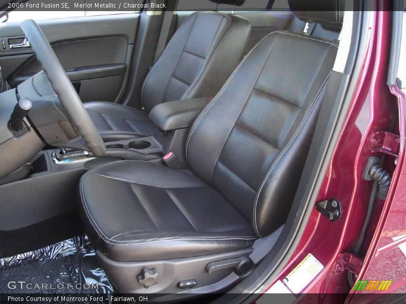 Merlot Metallic / Charcoal Black 2006 Ford Fusion SE