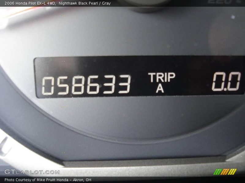 Nighthawk Black Pearl / Gray 2006 Honda Pilot EX-L 4WD