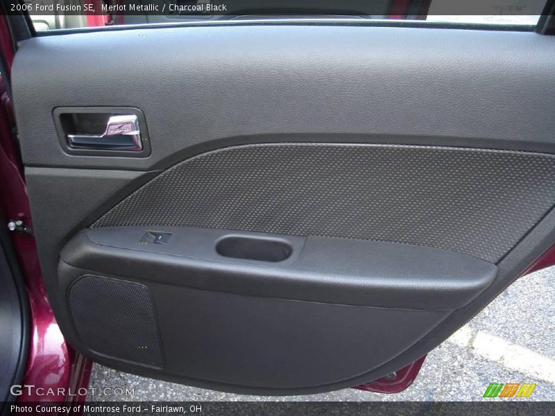 Merlot Metallic / Charcoal Black 2006 Ford Fusion SE