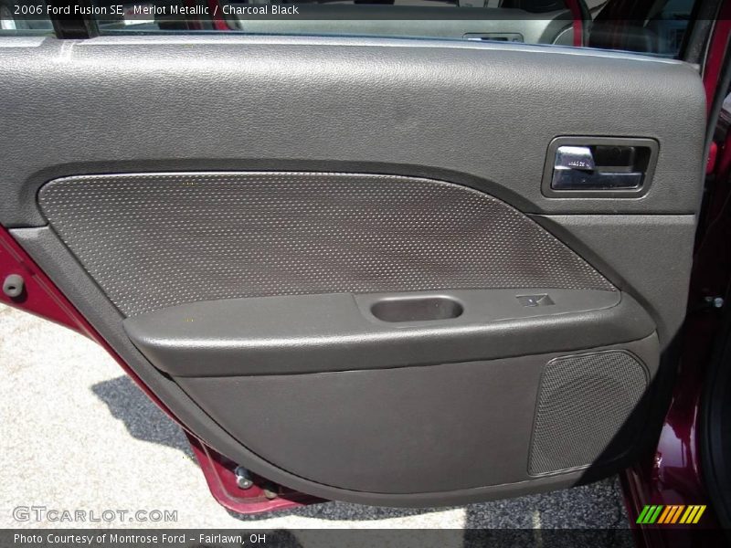 Merlot Metallic / Charcoal Black 2006 Ford Fusion SE