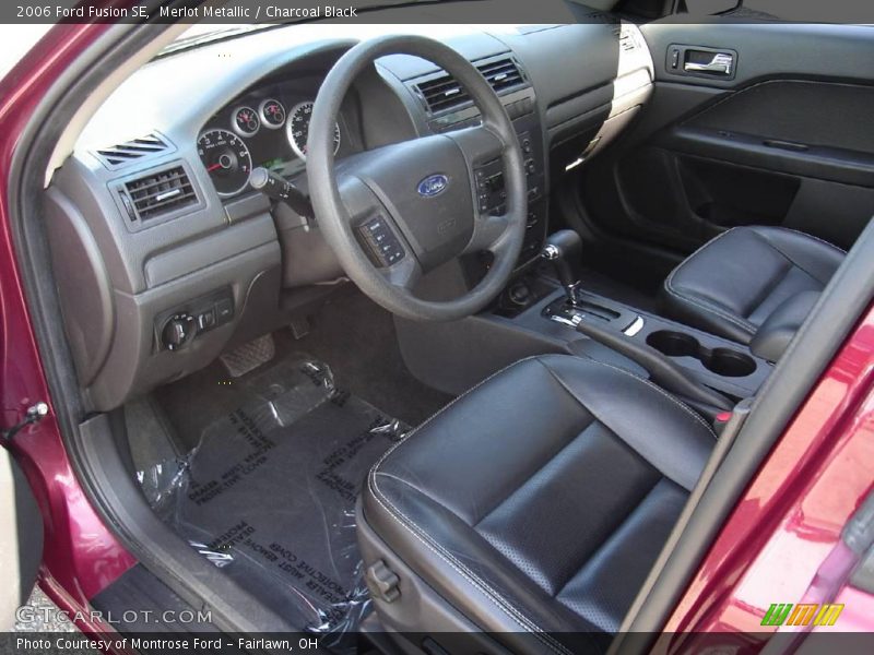 Merlot Metallic / Charcoal Black 2006 Ford Fusion SE