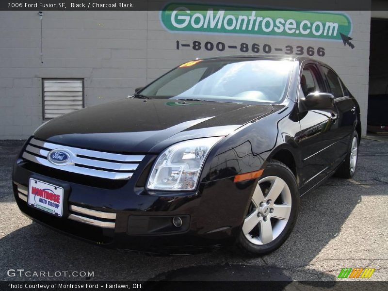 Black / Charcoal Black 2006 Ford Fusion SE
