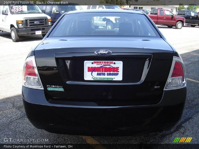 Black / Charcoal Black 2006 Ford Fusion SE