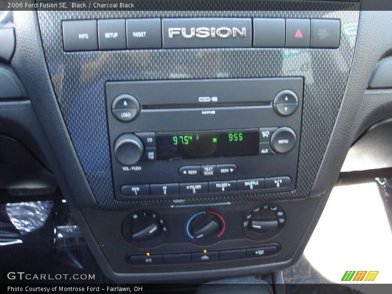 Black / Charcoal Black 2006 Ford Fusion SE