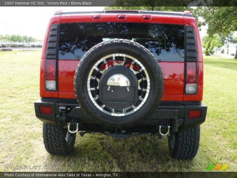 Victory Red / Ebony Black 2007 Hummer H2 SUV