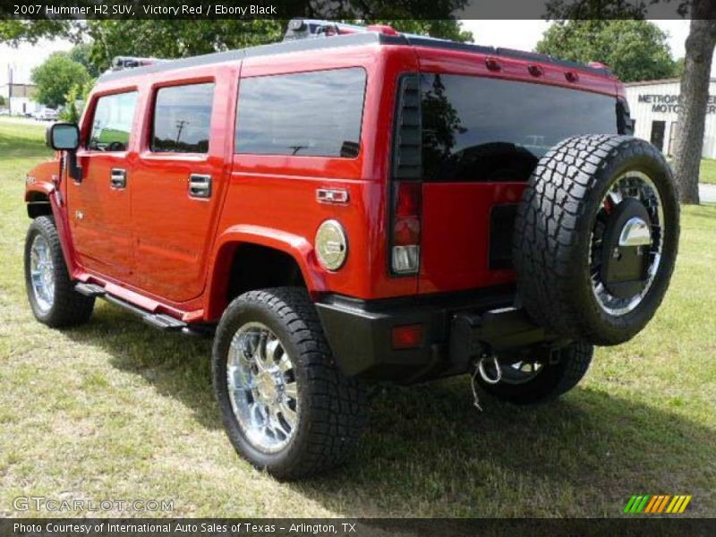 Victory Red / Ebony Black 2007 Hummer H2 SUV