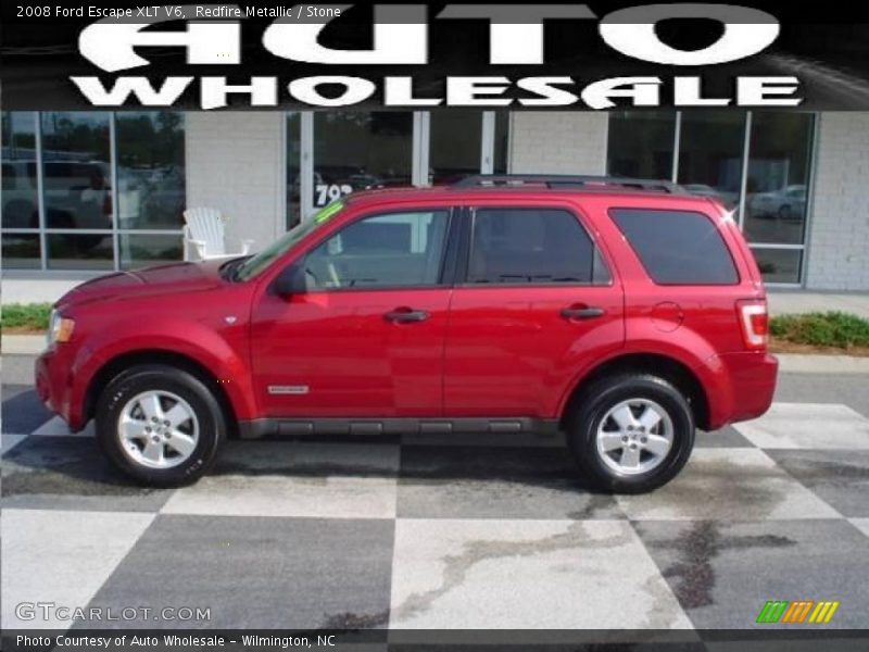 Redfire Metallic / Stone 2008 Ford Escape XLT V6