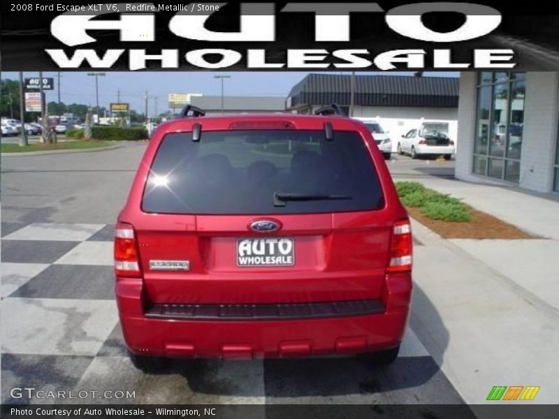 Redfire Metallic / Stone 2008 Ford Escape XLT V6