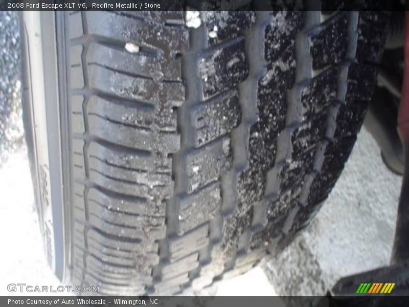 Redfire Metallic / Stone 2008 Ford Escape XLT V6