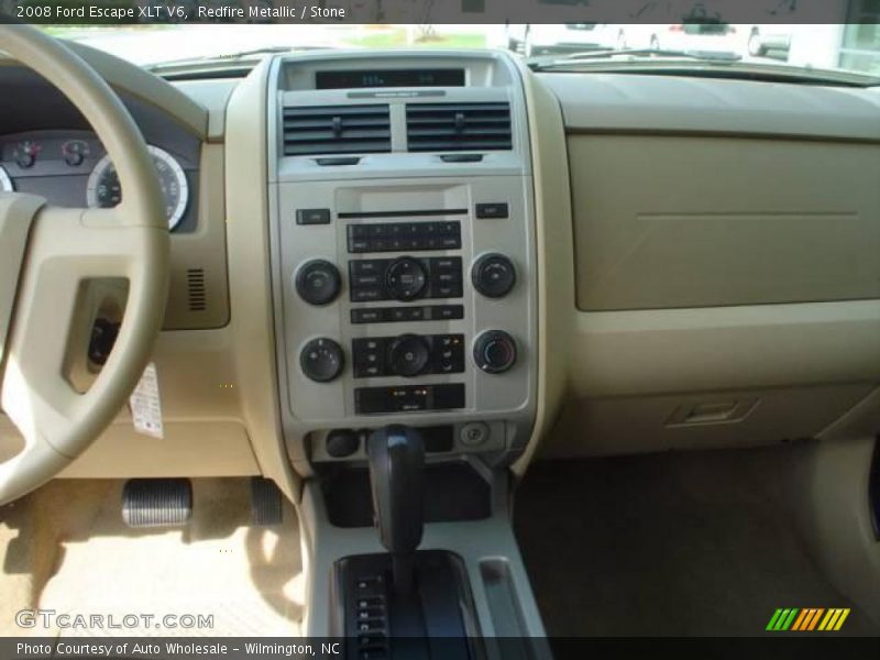 Redfire Metallic / Stone 2008 Ford Escape XLT V6
