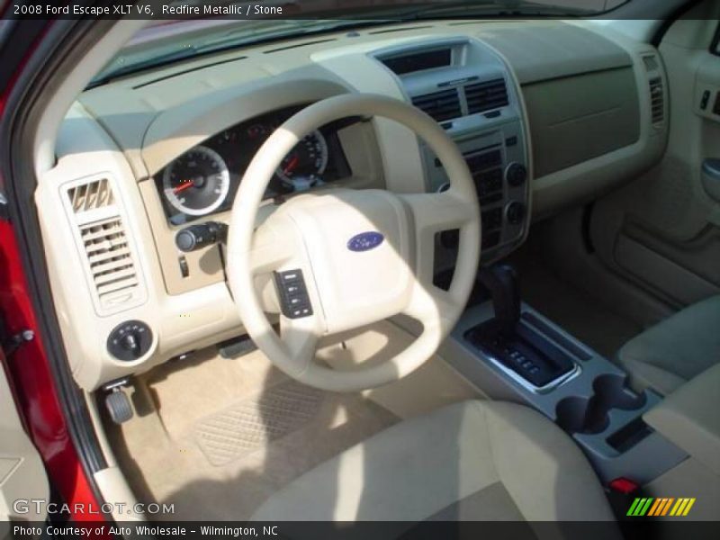 Redfire Metallic / Stone 2008 Ford Escape XLT V6