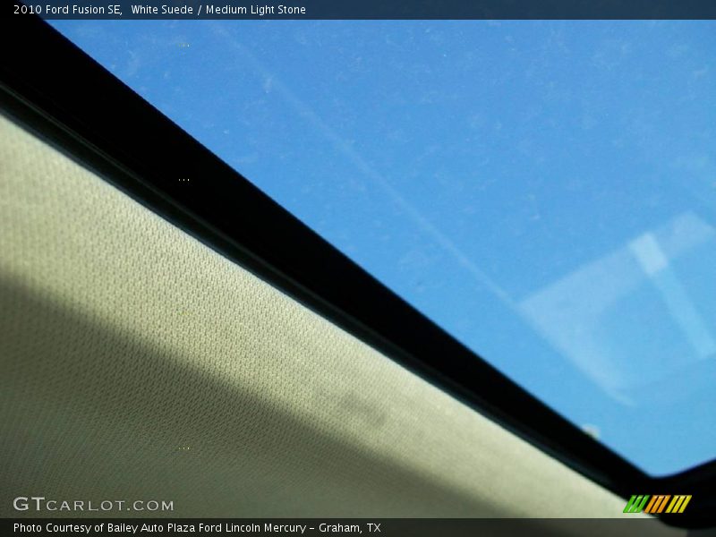 White Suede / Medium Light Stone 2010 Ford Fusion SE