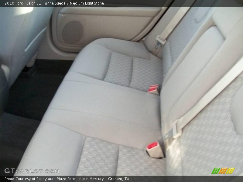 White Suede / Medium Light Stone 2010 Ford Fusion SE
