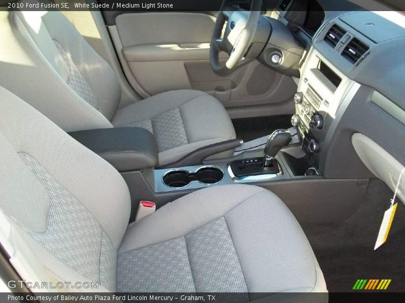White Suede / Medium Light Stone 2010 Ford Fusion SE