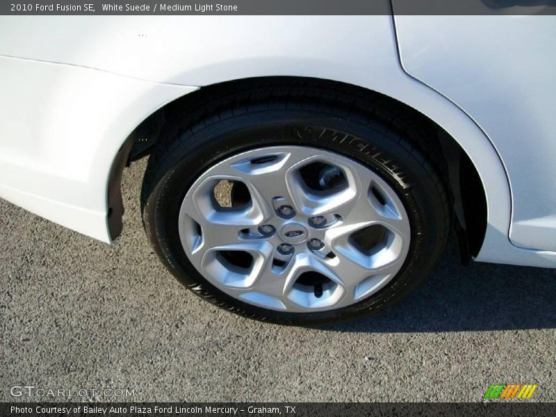 White Suede / Medium Light Stone 2010 Ford Fusion SE