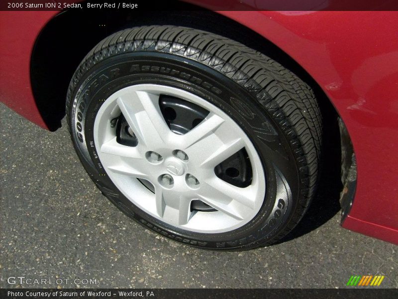 Berry Red / Beige 2006 Saturn ION 2 Sedan