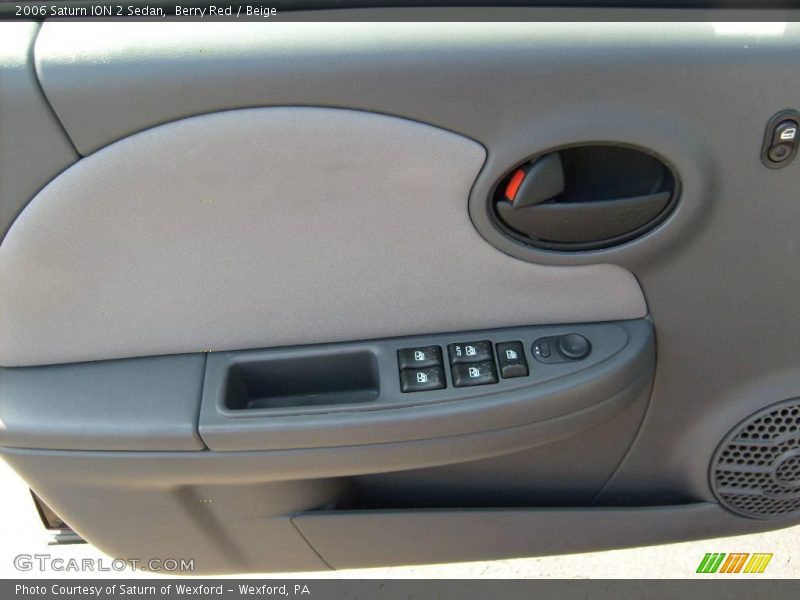 Berry Red / Beige 2006 Saturn ION 2 Sedan