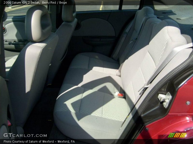 Berry Red / Beige 2006 Saturn ION 2 Sedan