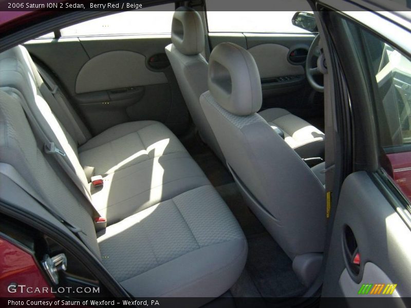 Berry Red / Beige 2006 Saturn ION 2 Sedan