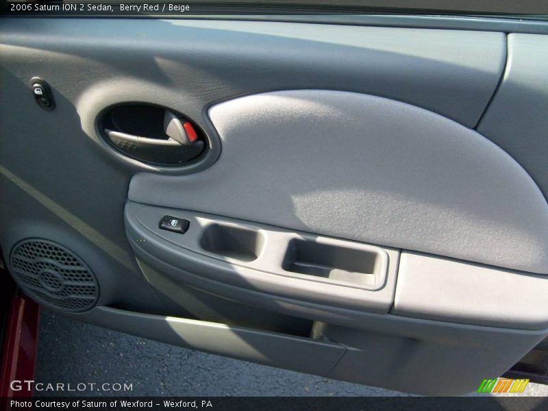 Berry Red / Beige 2006 Saturn ION 2 Sedan