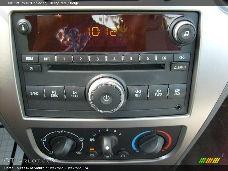 Berry Red / Beige 2006 Saturn ION 2 Sedan