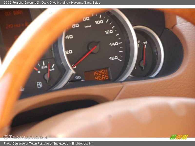 Dark Olive Metallic / Havanna/Sand Beige 2006 Porsche Cayenne S