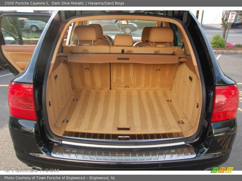 Dark Olive Metallic / Havanna/Sand Beige 2006 Porsche Cayenne S