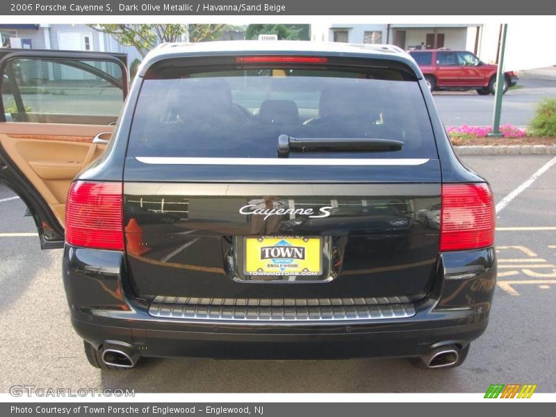 Dark Olive Metallic / Havanna/Sand Beige 2006 Porsche Cayenne S