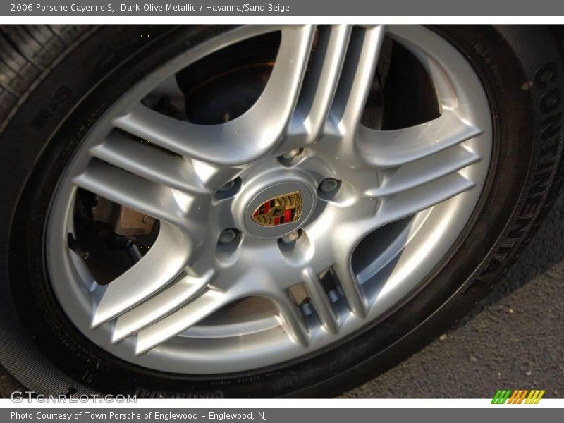Dark Olive Metallic / Havanna/Sand Beige 2006 Porsche Cayenne S