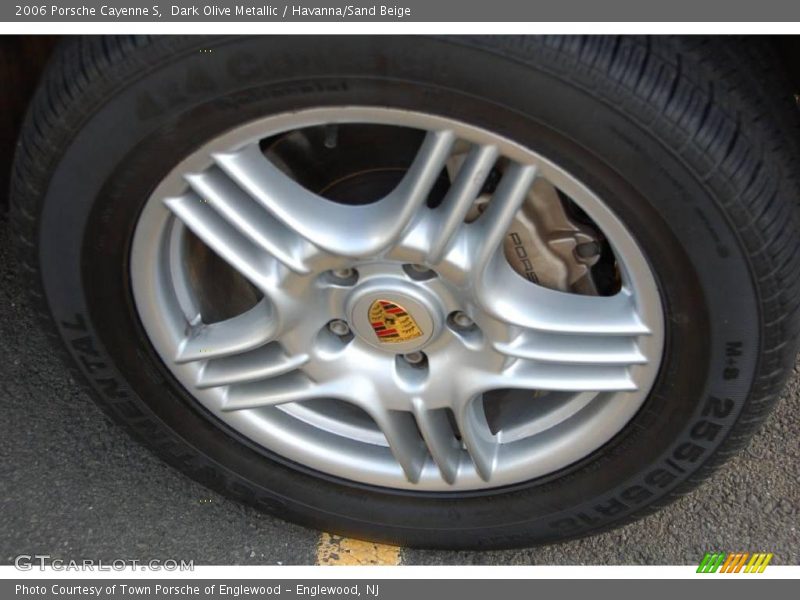Dark Olive Metallic / Havanna/Sand Beige 2006 Porsche Cayenne S