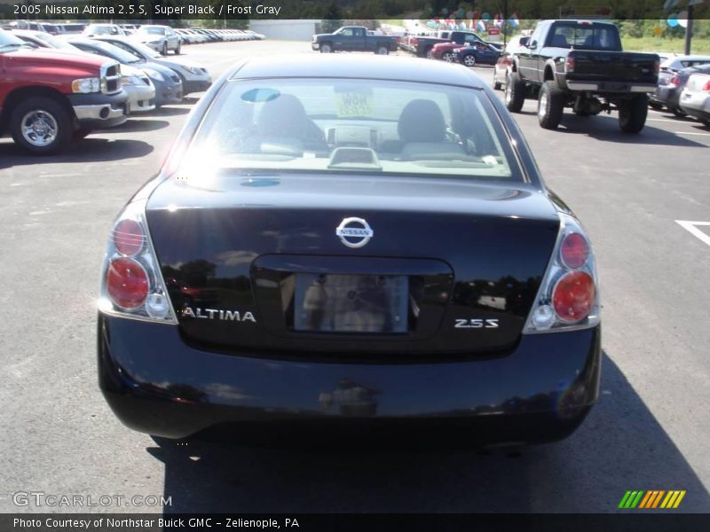 Super Black / Frost Gray 2005 Nissan Altima 2.5 S