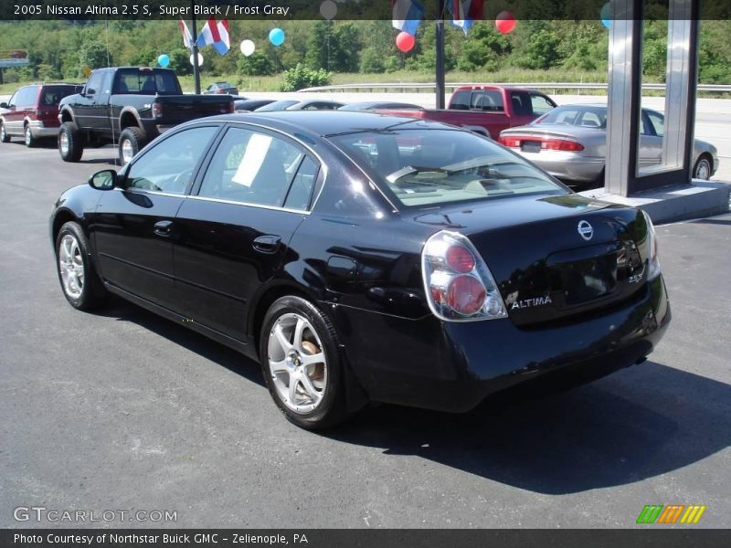 Super Black / Frost Gray 2005 Nissan Altima 2.5 S