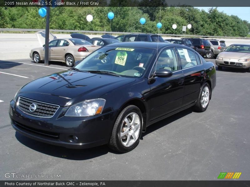 Super Black / Frost Gray 2005 Nissan Altima 2.5 S