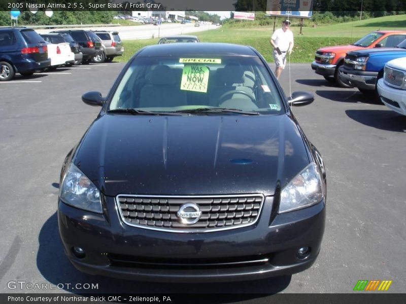 Super Black / Frost Gray 2005 Nissan Altima 2.5 S