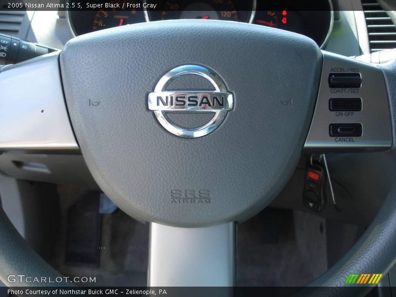 Super Black / Frost Gray 2005 Nissan Altima 2.5 S